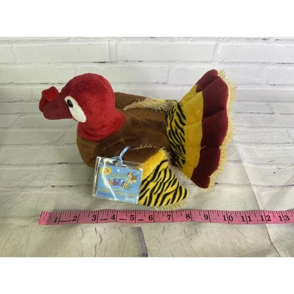 Ganz Webkinz Gobbler Turkey Plush Stuffed Toy Brand New Sealed Unused Code Tag - Picture 9 of 10